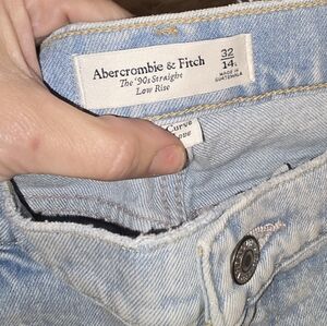 Abercrombie & Fitch Light Blue Straight Leg Jeans